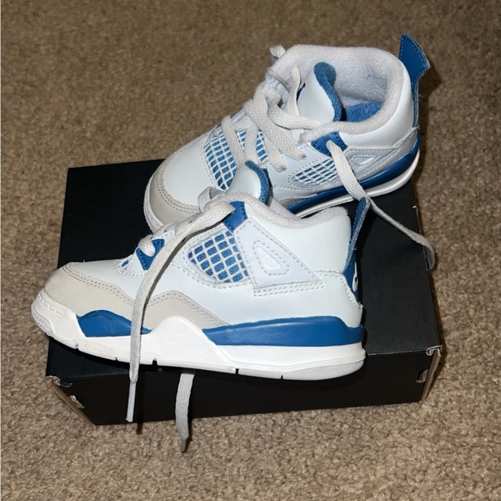 Toddler Jordan 4 Retro — “Industrial Blue”